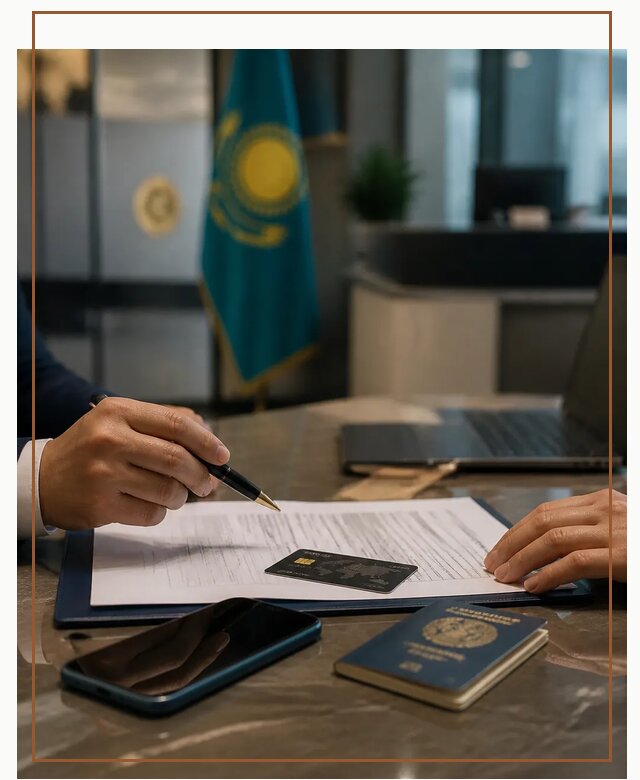 Открытие счета и банковской карты в Казахстане в Пугачёве